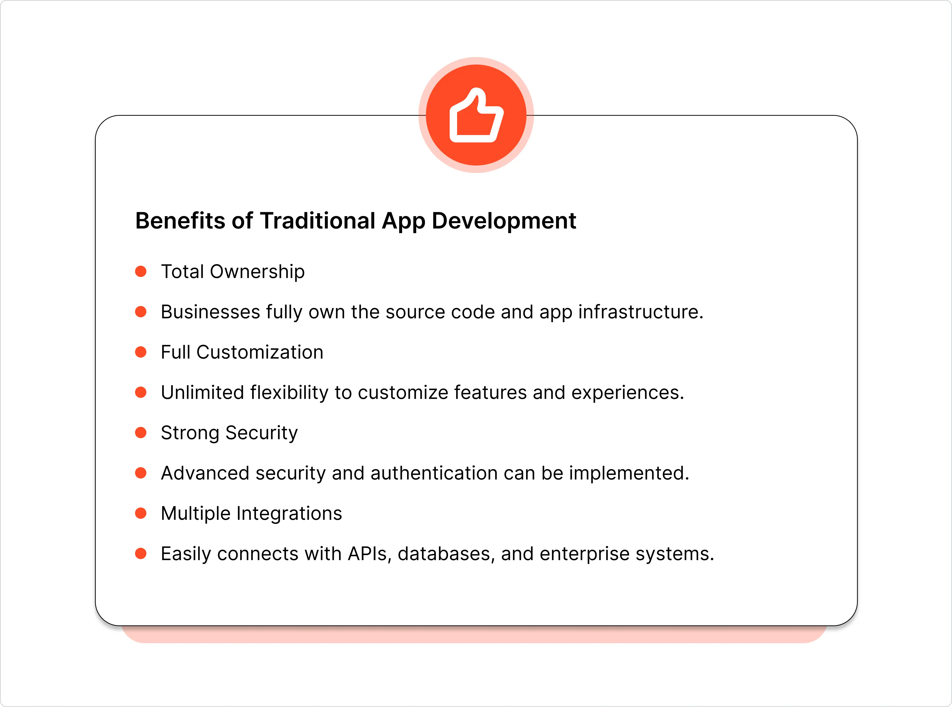 Benefits of traditional app development.webp