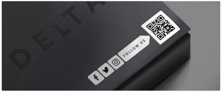 QR on packaging