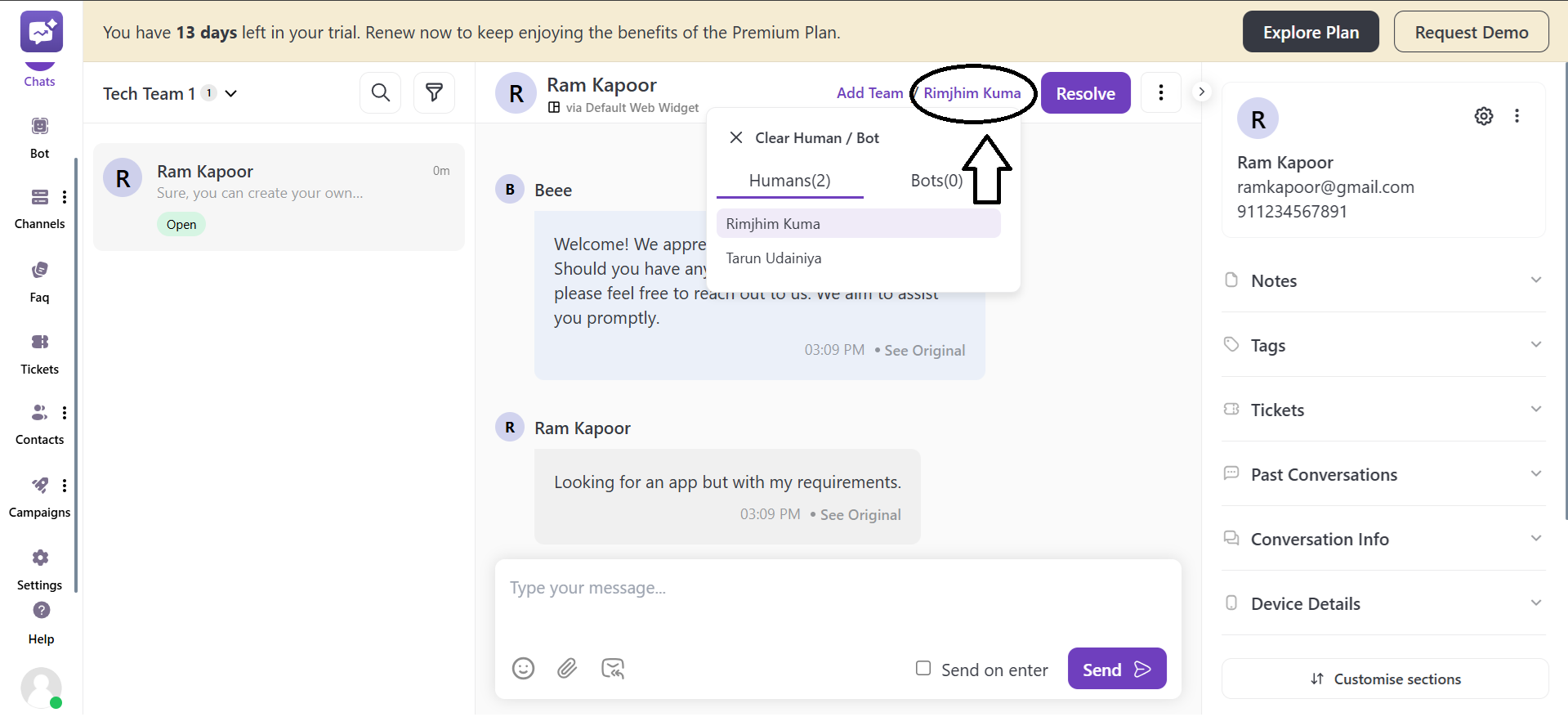 add agent and bot in the chat window.png