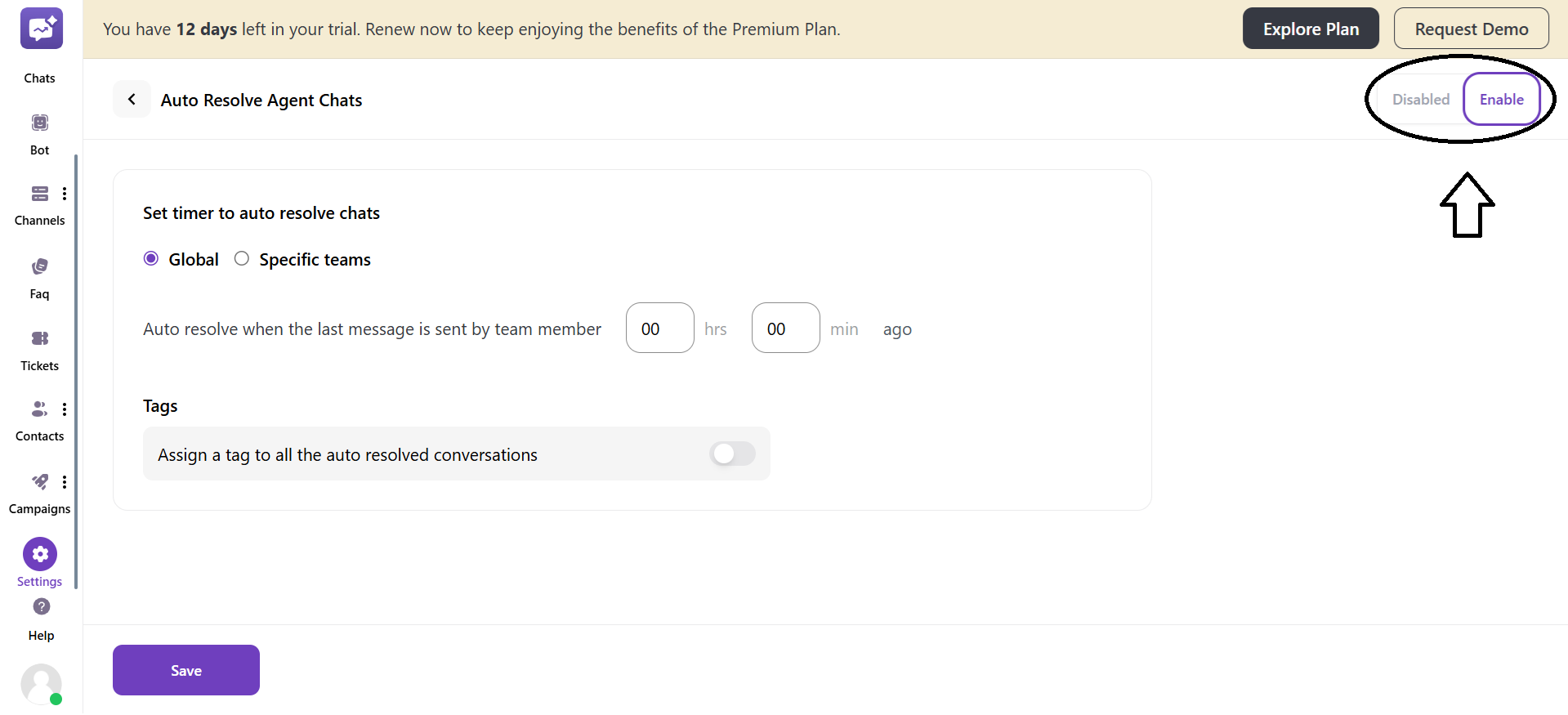 enable auto resolve chat agent.png
