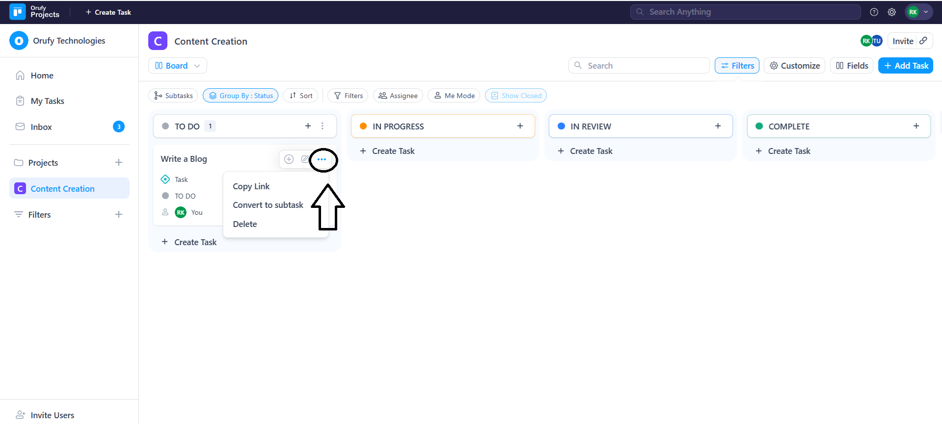 more options in task.png