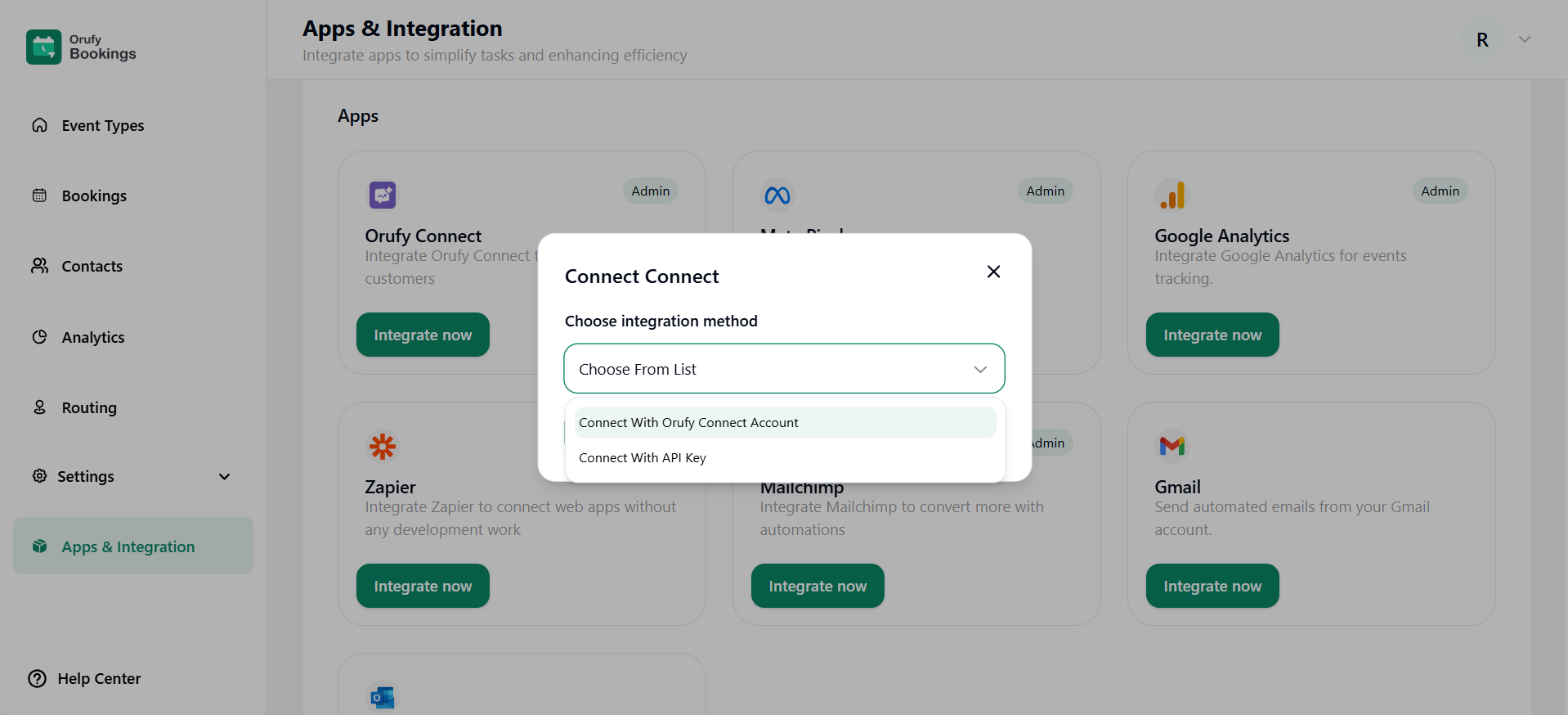 orufy connect integration method.png