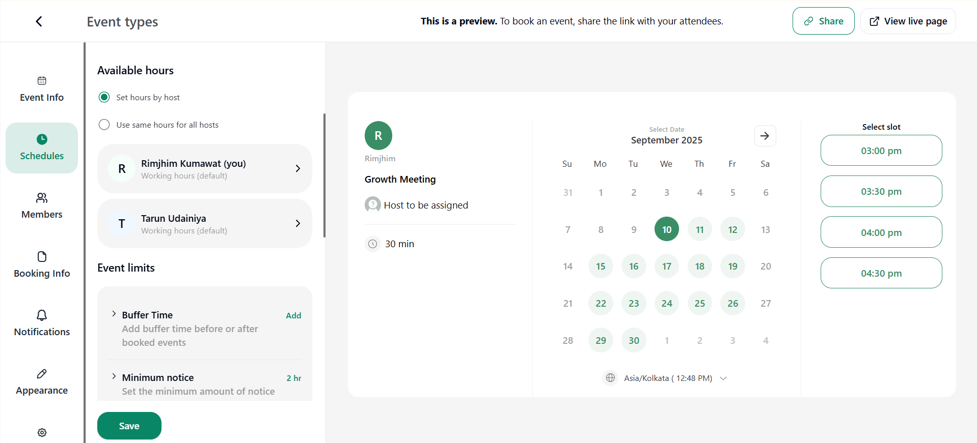 set hours by host by schedules.png